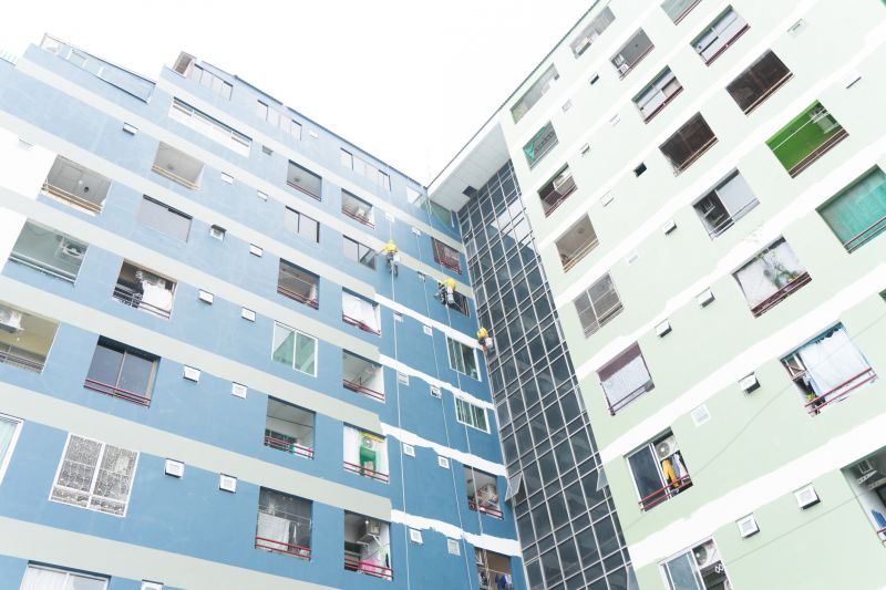 Painted Business Facade